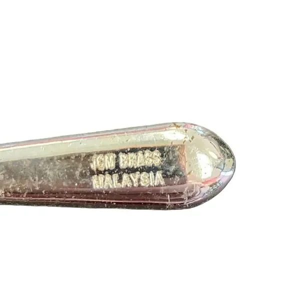 JCM Brass Rhinestone Chandelier Dangle Earrings Silver - Picture 4 of 5